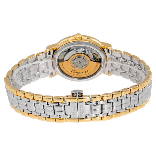 Longines, Presence White Dial Ladies Two Tone Watch