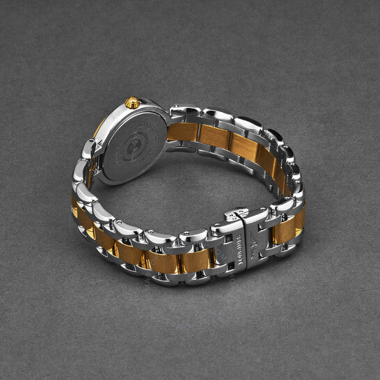 لونجين، ساعة بريما لونا كوارتز للسيدات بمينا بيضاء