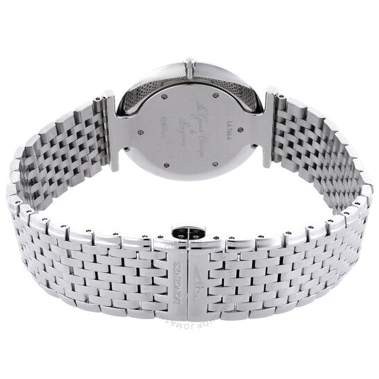 لونجين، ساعة رجالية كوارتز بمينا أبيض