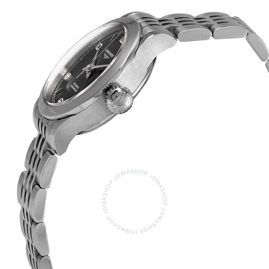 Longines, Record Automatic Black Dial Ladies Watch