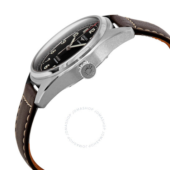 لونجين، ساعة سبيريت أوتوماتيكية للرجال بمينا أسود