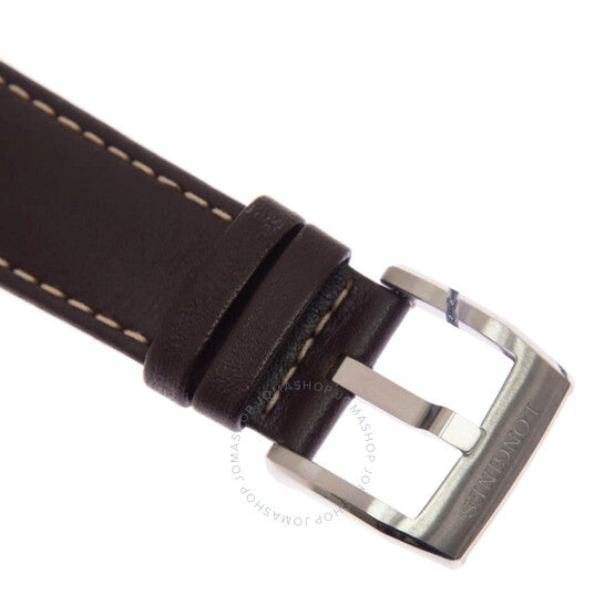 لونجين، ساعة سبيريت أوتوماتيكية للرجال بمينا أسود