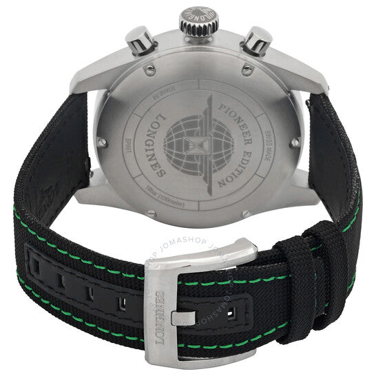 Longines, Spirit Chronograph Automatic Chronometer Black Dial Men's Watch