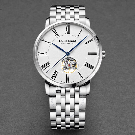 Louis Erard, Excellence Automatic Silver Dial Men's Watch