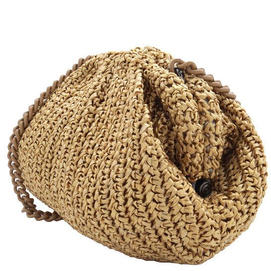 Maria La Rosa, Game Crochet Glow Raffia Clutch