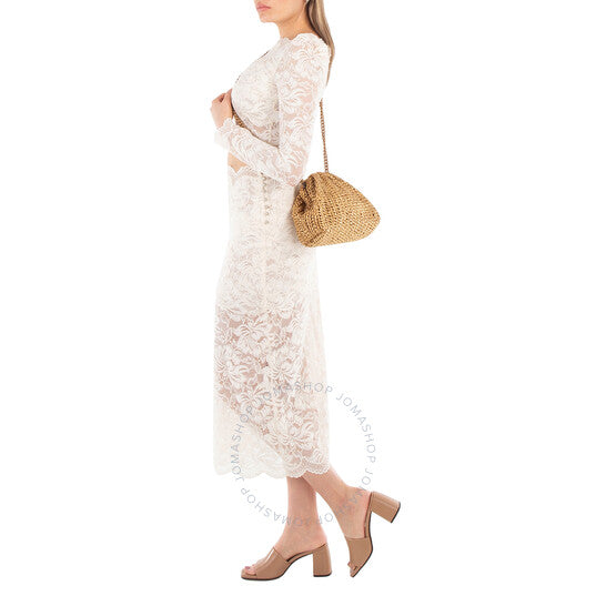 Maria La Rosa, Mini Game Crochet Glow Clutch - Gold