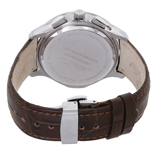 ساعة ماثي تيسوت إدموند 5040F كرونوغراف للرجال بمينا فضية اللون