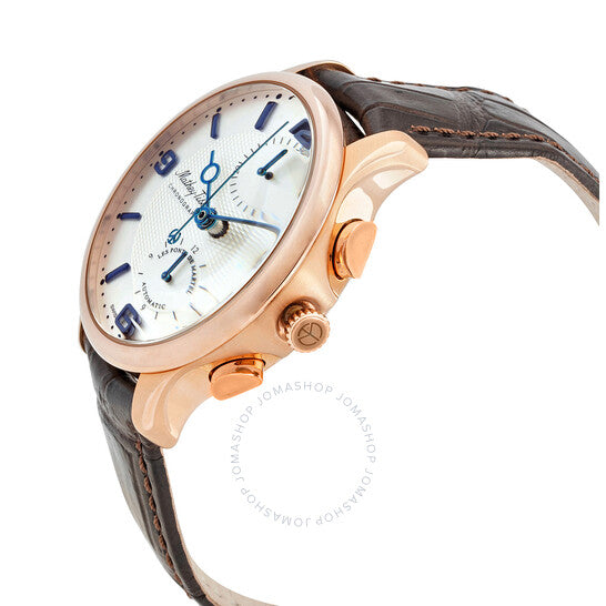 Mathey-Tissot, Edmond Chrono Automatic Chronograph White Dial Men's Watch