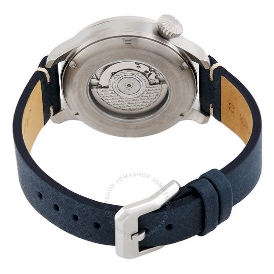 ساعة ماثي تيسوت GMT 293 أوتوماتيكية للرجال بمينا أزرق