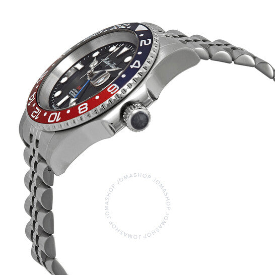 Mathey-Tissot, GMT Automatic Black Dial Pepsi Bezel Men's Watch