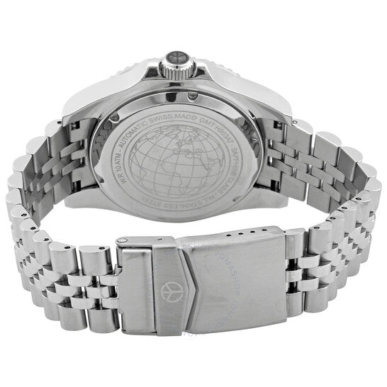 Mathey-Tissot, GMT Automatic Black Dial Sprite Bezel Men's Watch
