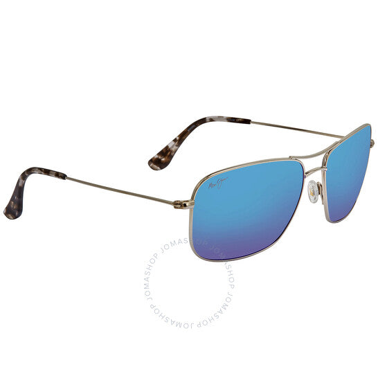 Maui Jim, Wiki Wiki Polarized Blue Hawaii Pilot Men's Sunglasses
