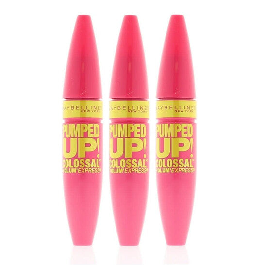 Maybelline, Volum'Express Pumped Up! Colossal Mascara 214 Glam Black Makeup