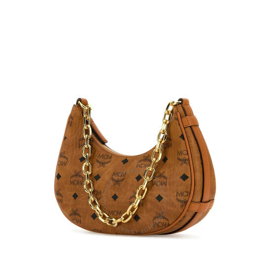 MCM, Aren Crescent Shoulder Bag