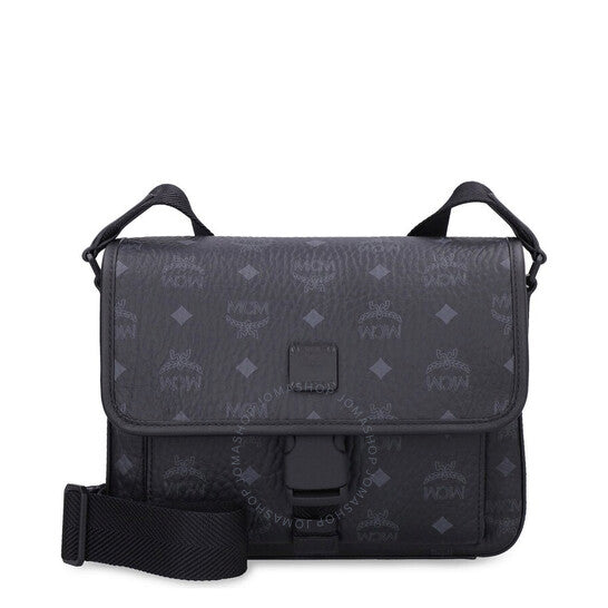 MCM, Klassik Logo Messenger Bag - Black