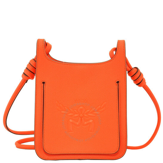 MCM, Mini Himmel Hobo Crossbody Bag - Orange
