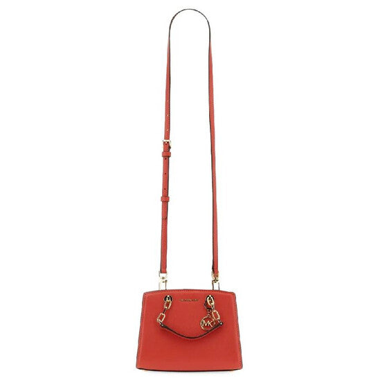 Cynthia Logo-Charm Leather Tote Bag