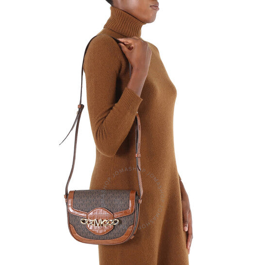 Michael Kors, Ladies Hally Medium Presbyopia Envelope Bag - Chestnut