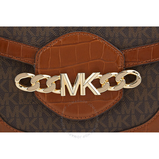 Michael Kors, Ladies Hally Medium Presbyopia Envelope Bag - Chestnut