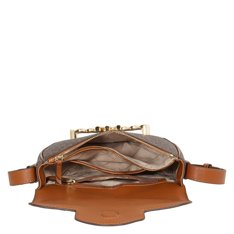 Ladies Hally Medium Presbyopia Envelope Bag - Chestnut