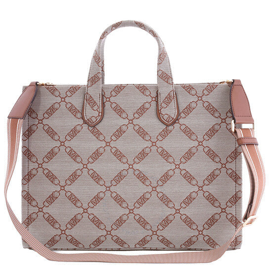 Michael Kors, Large Gigi Empire Logo Jacquard Tote Bag