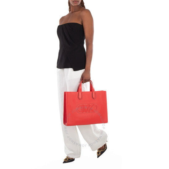 Michael Kors, Large Gigi Logo Leather Tote Bag