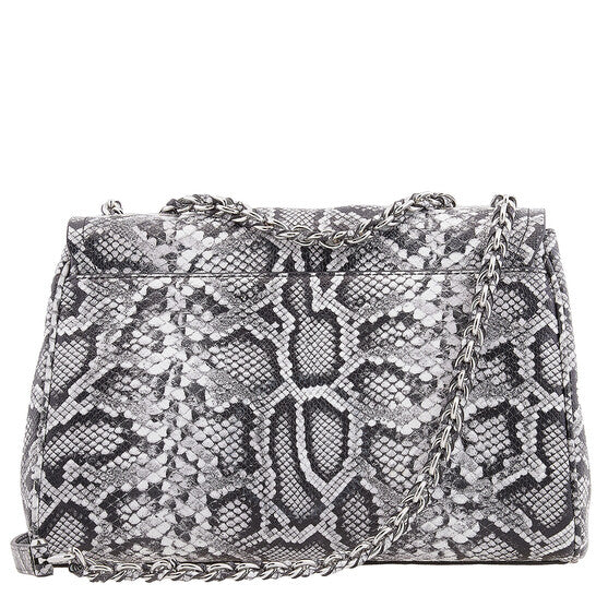Michael Kors, Parker Snake Embossed Leather Shoulder Bag