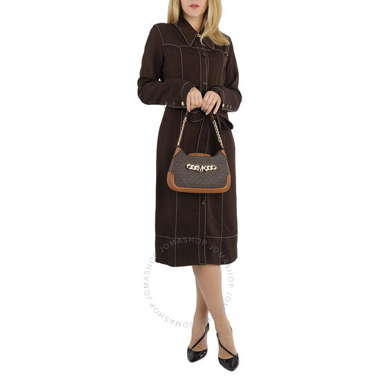 Michael Kors, Signature Logo-print Small Hally Shoulder Bag