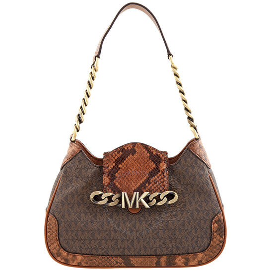 Michael Kors, Small Hally Signature Logo Print Shoulder Bag