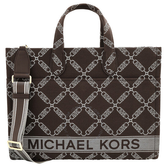 Michael Kors, Michael Gigi Large Empire Logo Jacquard Tote Bag