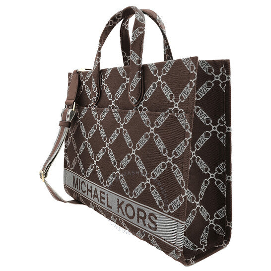 Michael Kors, Michael Gigi Large Empire Logo Jacquard Tote Bag