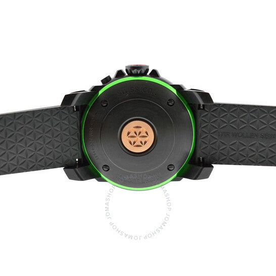 Michel Jordi, Mega Icon Spicy Quartz Black Dial Men's Watch