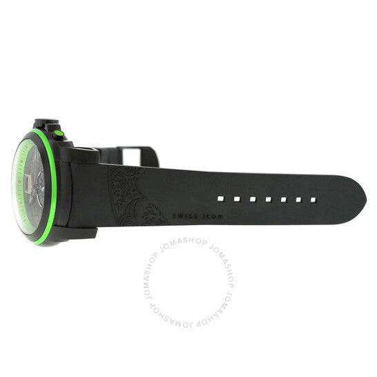 Michel Jordi, Mega Icon Spicy Quartz Black Dial Men's Watch