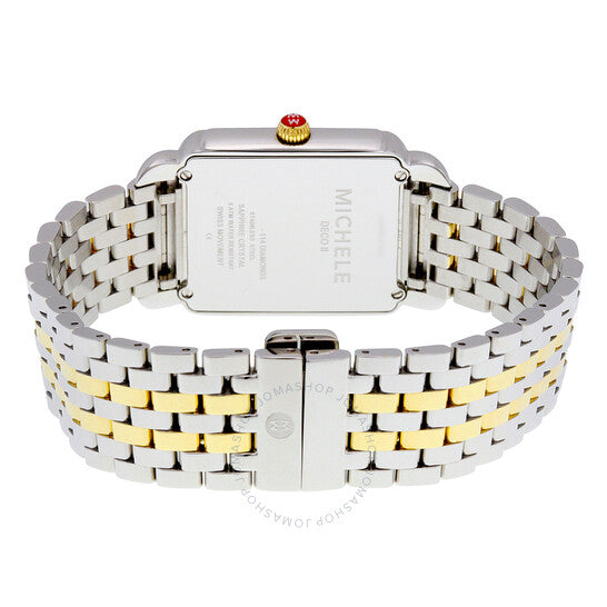 Michele, Deco II Mother of Pearl Dial Ladies Watch