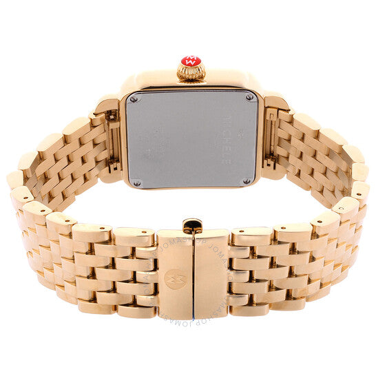 Michele, Deco Madison Quartz White Silver Dial Ladies Watch