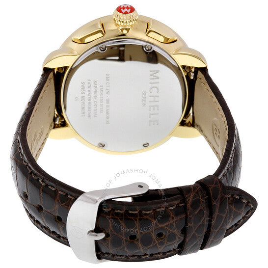 Michele, Serein Chronograph Silver Dial Ladies Watch