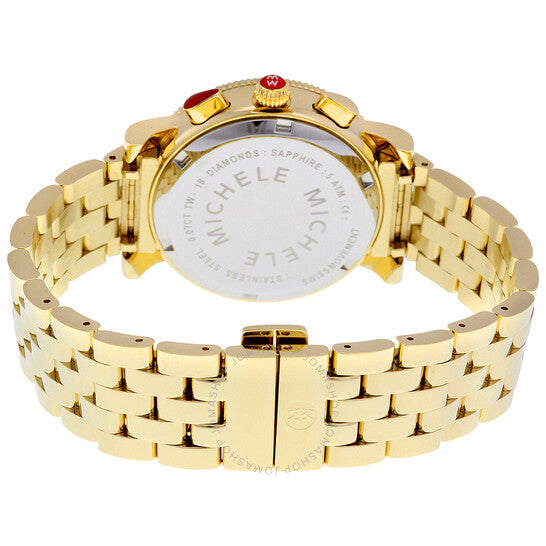 Michele, Sport Sail Chronograph Silver Dial Ladies Watch