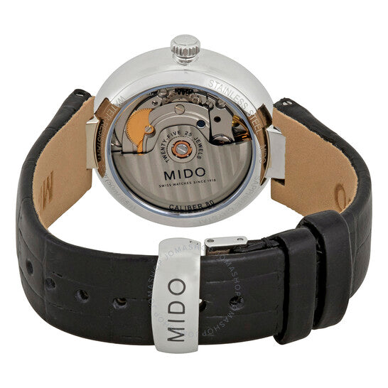 ميدو، ساعة بارونشيلي أوتوماتيكية للسيدات بمينا أسود M022.207.16.051.10