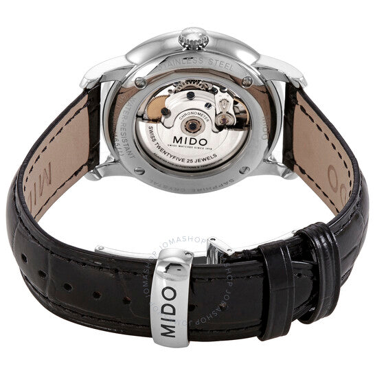 Mido, Baroncelli Automatic Silver Guilloche Dial Men's Watch M010.408.46.033.29