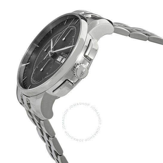 ميدو، ساعة بارونشيلي كرونوغراف أوتوماتيكية للرجال بمينا أسود