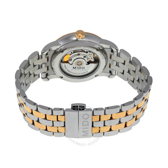 Mido, Baroncelli Automatic White Dial Two-tone Men's Watch