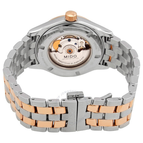 Mido, Belluna Automatic Diamond Silver Dial Men's Watch