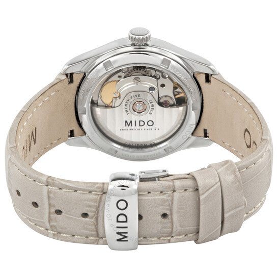 Mido, Belluna Automatic White Dial Ladies Watch