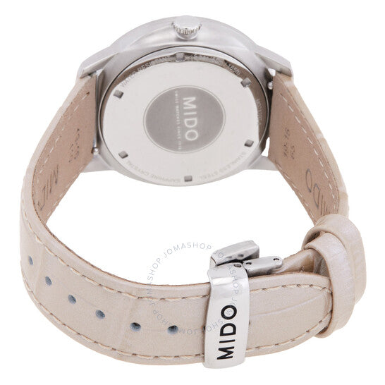 ميدو، ساعة كوماندر ليدي أوتوماتيكية بمينا بني من الألماس