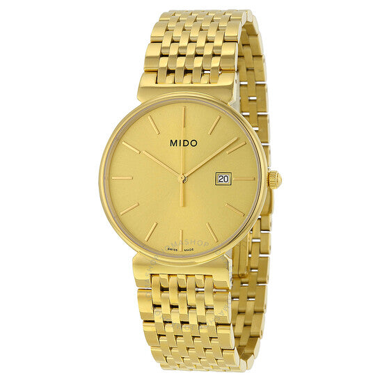 Mido, Dorada Gold Dial Gold-plated Men's Watch