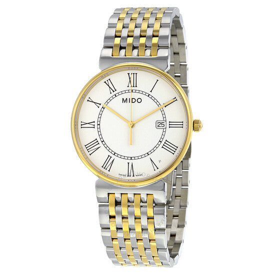 Mido, Dorada White Dial Two-tone Men's Watch M009.610.22.013.00