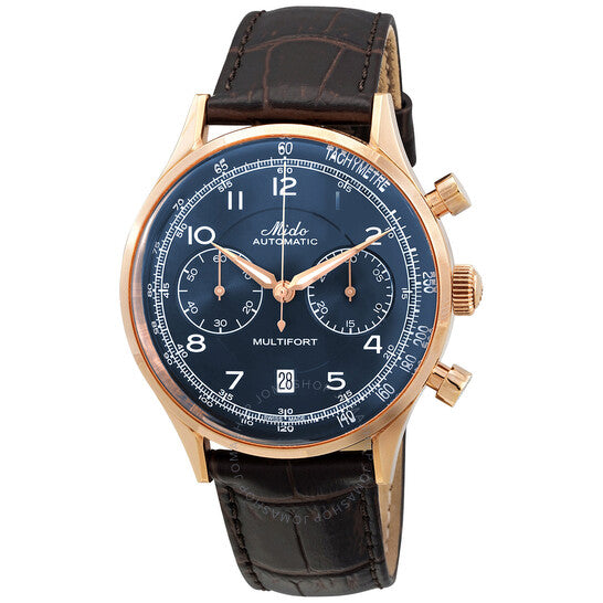 Mido, Multifort Chronograph Automatic Blue Dial Men's Watch