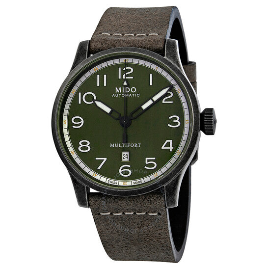 Mido, Multifort Automatic Green-Grey Dial Men's Watch M032.607.36.090.00