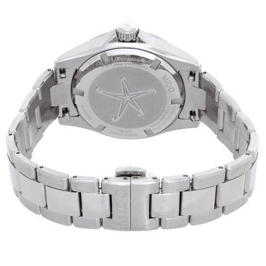 ميدو، ساعة أوشن ستار أوتوماتيكية للسيدات بمينا أسود