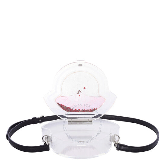 Moncler, Ladies COQ Transparent Logo Crossbody Bag